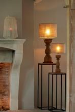 2dekans | Light & Living Lampenkap Caden - 40x30x40 (BxHxD), Huis en Inrichting, Lampen | Lampenkappen, Ophalen of Verzenden, Zo goed als nieuw