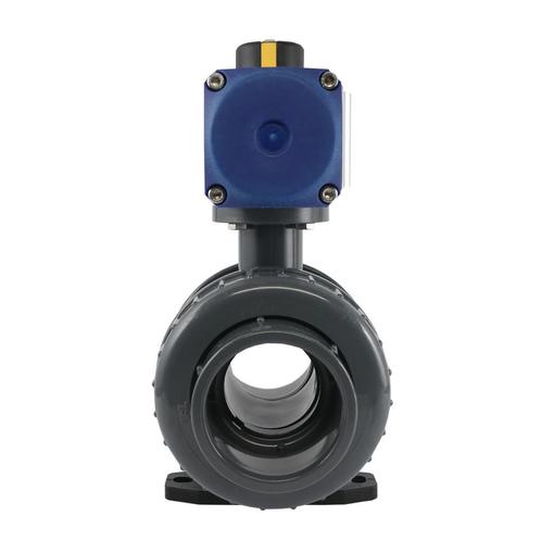 63mm 2-Weg PVC Pneumatische Kogelkraan Dubbelwerkend - VDL, Doe-het-zelf en Verbouw, Gereedschap | Machine-onderdelen en Toebehoren