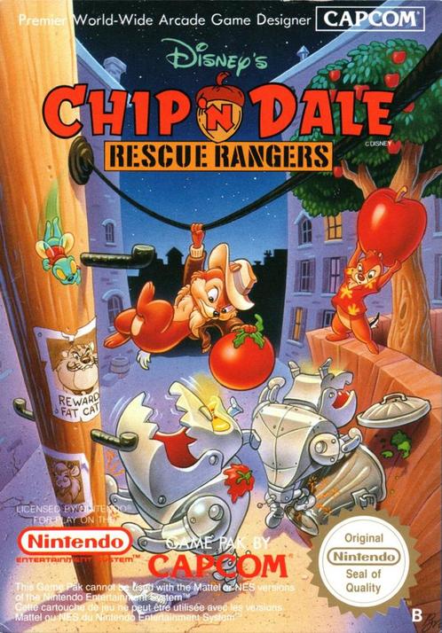 NES Chip n Dale Rescue Rangers (In doos), Spelcomputers en Games, Games | Nintendo NES, Zo goed als nieuw, Verzenden