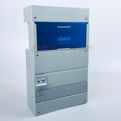 Groepenkast Hager | 1 Fase | 365 x 220 mm | VKG21S, Doe-het-zelf en Verbouw, Elektra en Kabels, Nieuw, Ophalen of Verzenden