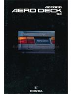 1992 HONDA ACCORD AERO DECK BROCHURE ENGELS, Nieuw, Honda, Author