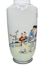 Rolvaas van porselein - famille rose - China - 20e eeuw, Antiek en Kunst