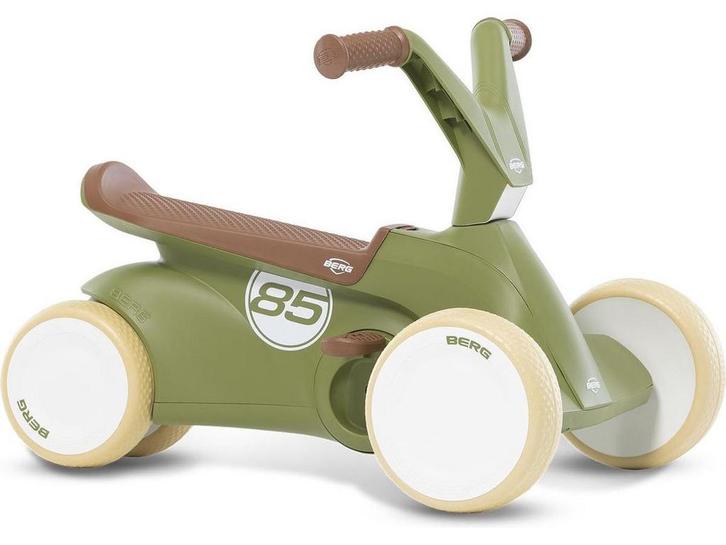 BERG GO² - Loopauto - Uitklapbare pedalen - Retro Groen, Verzamelen, Speelgoed, Zo goed als nieuw, Verzenden