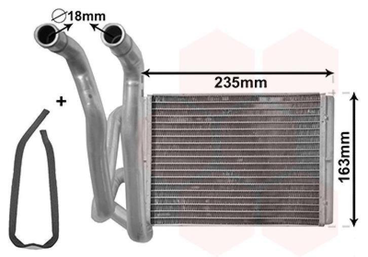 KACHEL RADIATEUR VOOR NISSAN MURANO 2003-2008 27140CA000, Auto-onderdelen, Airco en Verwarming, Nieuw, Ophalen of Verzenden