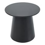 Salontafel Nyd rond 40x44 cm zwart tafel met stabiel onderst, Verzenden, Nieuw