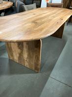 Nieuwe mangohouten ovale eettafel BULLNOSE – Japandi, Scandinavisch japandi, Vijf personen of meer, Ovaal, Overige houtsoorten