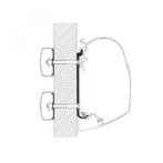 Thule Flat Adapter Serie 5 75, Caravans en Kamperen, Ophalen of Verzenden, Nieuw