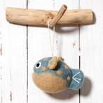 Hanger Wolvilt - Sealife - Kogelvis/Blowfish Beige/Blauw- Ha, Kinderen en Baby's, Ophalen of Verzenden, Nieuw
