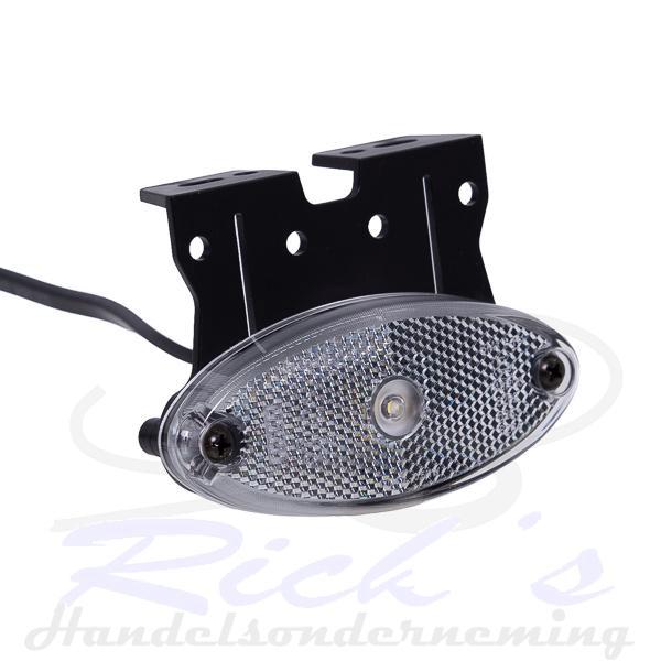 Breedtelamp FRISTOM FT-061 wit LED – met houder – connector, Auto diversen, Aanhangwagen-onderdelen, Nieuw, Ophalen of Verzenden