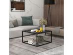 Coast Salontafel - Kunstmarmer - Rechthoekig - 70 x 70 x 40, Huis en Inrichting, Woonaccessoires | Overige, Verzenden, Nieuw