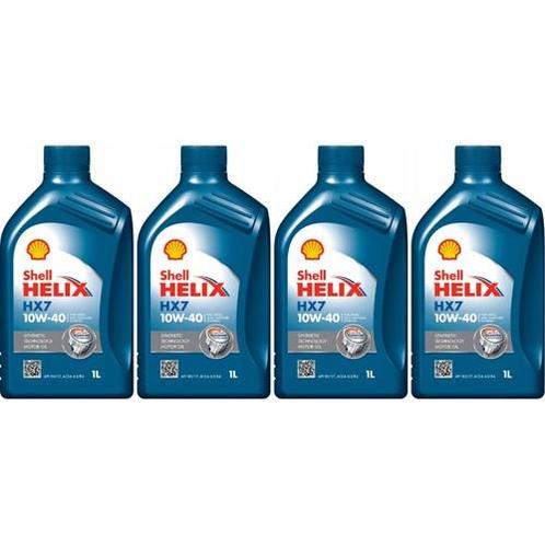 Shell Aanbieding: 4 X Helix Hx7 10W40 1L, Auto diversen, Onderhoudsmiddelen, Verzenden