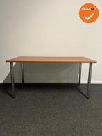 Kusch & Co vergadertafel - 160x80cm - Beuken/kastanje - gepo, Vergader- of Presentatieruimte, Ophalen of Verzenden, Gebruikt, Bureau