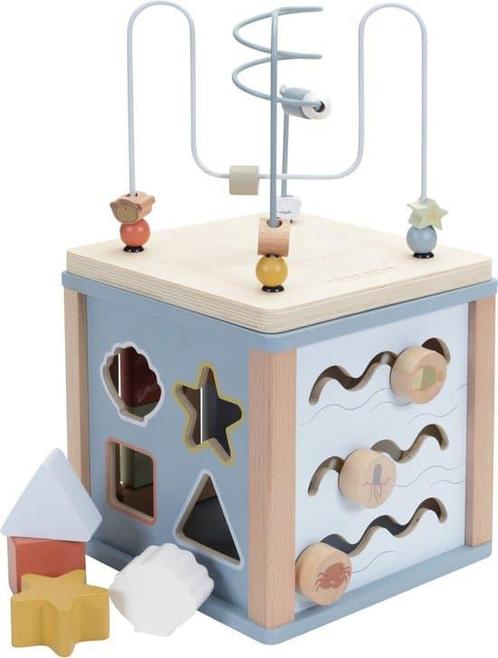 Little Dutch Activiteitenkubus FSC - Ocean, Kinderen en Baby's, Overige Kinderen en Baby's, Zo goed als nieuw, Ophalen of Verzenden