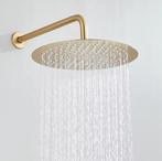 Inbouw Regendouche Set Geborsteld Goud met Ronde Kraan, Doe-het-zelf en Verbouw, Sanitair, Verzenden, Nieuw