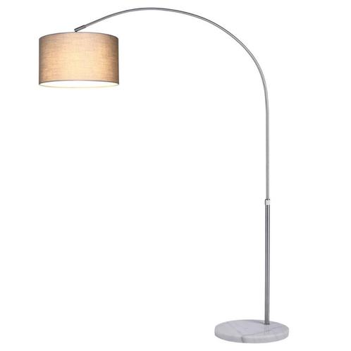 Booglamp, retro lamp, vloerlamp, Edelstaal, gebogen vloer..., Huis en Inrichting, Lampen | Losse lampen, Nieuw, Verzenden