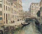 Ugo Matania (1888 - 1979) - Canale di Venezia, Antiek en Kunst, Kunst | Schilderijen | Klassiek