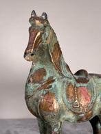Figuur - bronze “standing horse” - bronzen - China (Zonder