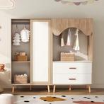 Kindergarderobe met Schuifdeuren en Open Kledingrek, Verzenden, Nieuw