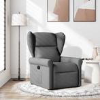 Zit Fauteuil Stof Donkergrijs | Laatste Stuk!, Nieuw, 75 tot 100 cm, Ophalen of Verzenden, Comfortabel