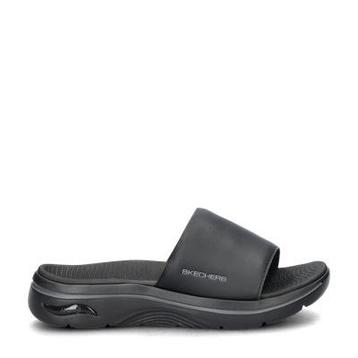 Skechers Go Walk Arch Fit slippers voor heren in het Zwart beschikbaar voor biedingen