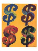 Andy Warhol (after) - Dollar $ (4), 1982, original licensed