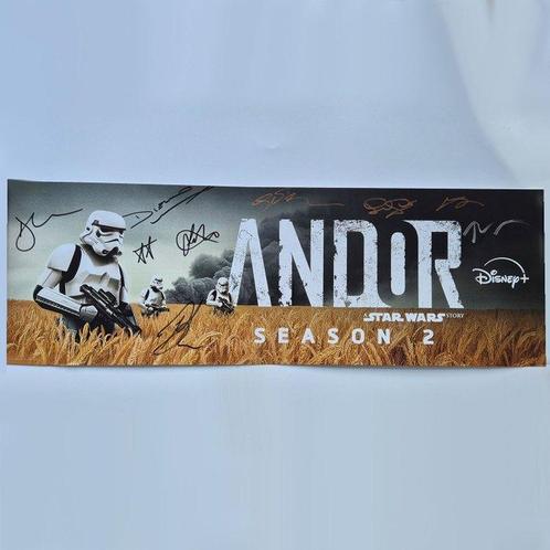 Star Wars, Official Andor Season 2 Premiere Cast signed, Verzamelen, Film en Tv