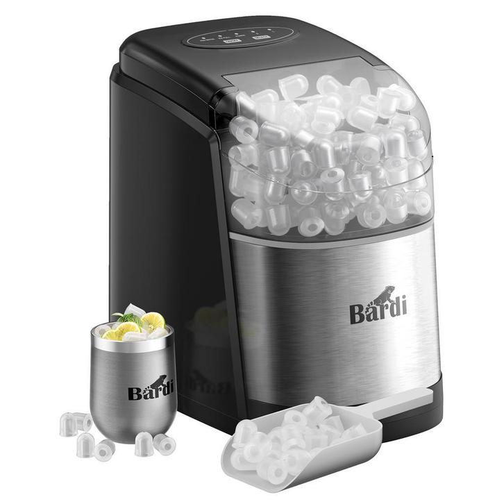 Bardi 1,6 Liter Deluxe IJsblokjesmachine – IJsblokmaker SET, Witgoed en Apparatuur, IJsmachines, Zelfvriezend, Nieuw, Ophalen of Verzenden