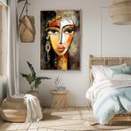 1153 - John Joseb Art - Schilderij (groot) vrouw, abstract, Minder dan 50 cm, Verzenden, Nieuw, Schilderij