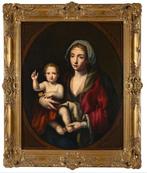 Franse school (XVIII) - Benedizione della Vergine e del
