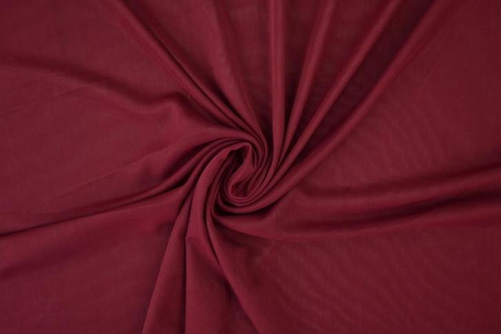 10 meter lycra tule - Bordeaux rood, Hobby en Vrije tijd, Stoffen en Lappen, 120 cm of meer, 200 cm of meer, Rood, Nieuw, Overige materialen