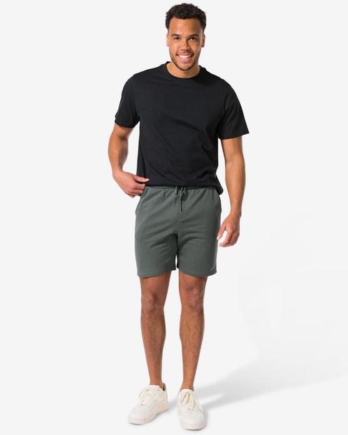 HEMA Heren sweatshort donkergroen, Kleding | Heren, Overige Herenkleding, Nieuw, Verzenden
