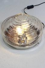 Vintage plafondlamp, wandlamp - jaren 70 SiSche, Zo goed als nieuw, Glas, Mid century