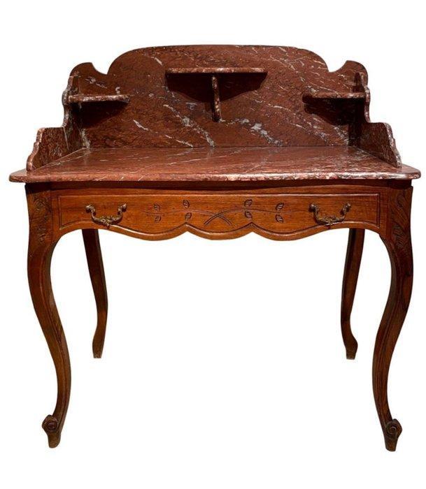 Kaptafel - Marmer, Hout, Antiek en Kunst, Antiek | Overige Antiek