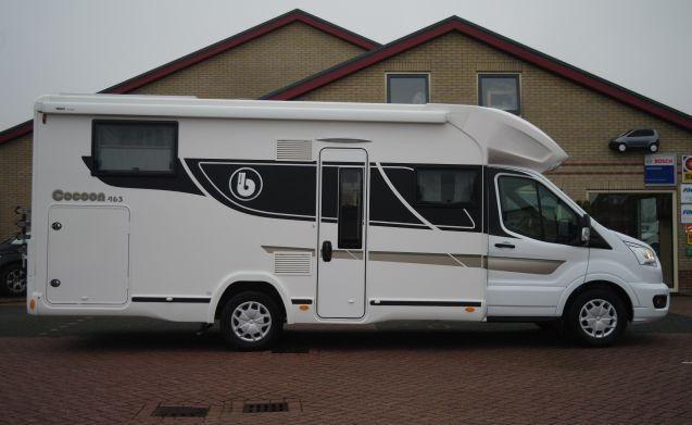 4 pers. Benimar camper huren in Kampen? Vanaf € 143 p.d. - G, Caravans en Kamperen, Verhuur