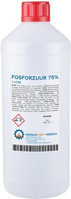 Wmm Chemie Fosforzuur 75 1 liter, Nieuw, Verzenden