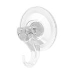 45mm Zuignap met Klemhaak - Transparant, Nieuw in verpakking