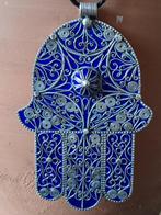 Vintage zilveren Berber Khamsa hanger - Zilver - Marokko