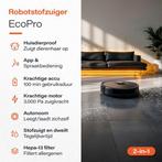 2dekans | Ecopro Robotstofzuiger met Dweilfunctie - Met laad, Witgoed en Apparatuur, Stofzuigers, Ophalen of Verzenden, Gebruikt