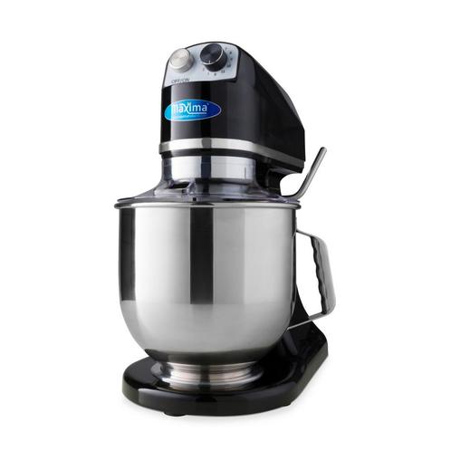 Planeetmenger - 7 L - Tot 2 Kg Deeg - Zwart, Witgoed en Apparatuur, Keukenmixers, Nieuw, 3 snelheden of meer, 4 liter of meer