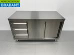 RVS Werkkast Kast Werktafel Premium-line 2 schuifdeuren en 3, Zakelijke goederen, Horeca | Keukenapparatuur, Ophalen of Verzenden