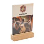 Menukaarthouder Hjalmar - Naturel - 148 mm, Nieuw in verpakking