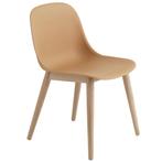 25% Korting | Tweedekansje | Muuto Fiber Stoel, Huis en Inrichting, Stoelen, Verzenden, Zo goed als nieuw, Hout, Scandinavisch