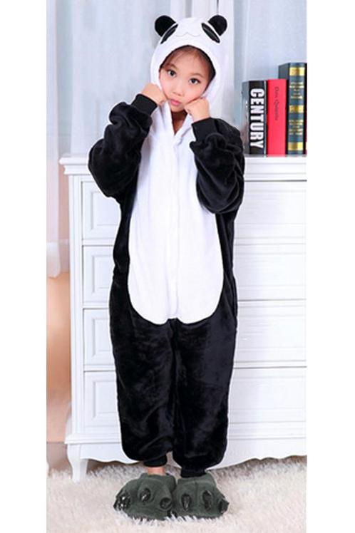 Onesie Kung Fu Panda Pak 128-134 Pandapak Kostuum Zwart Wit, Kinderen en Baby's, Carnavalskleding en Verkleedspullen, Nieuw, 134 t/m 140
