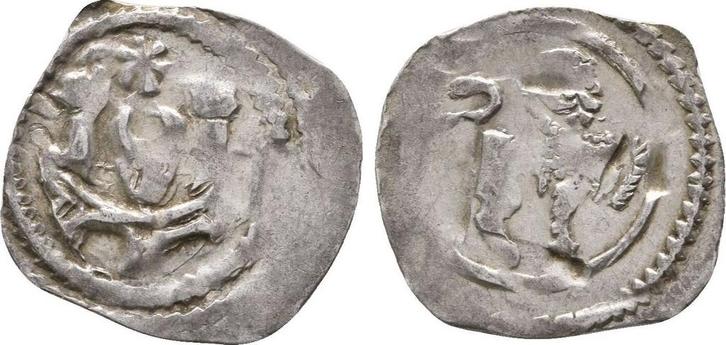 Pfennig Österreich: Graz: Leopold Vi, 1195-1230:, Postzegels en Munten, Munten | Europa | Niet-Euromunten, Verzenden