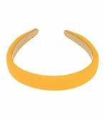 Haarband Diadeem Dik Effen Stof 2cm Oranje, Nieuw