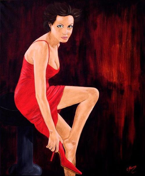Carolina Alonso - Dance with me, Antiek en Kunst, Kunst | Schilderijen | Modern