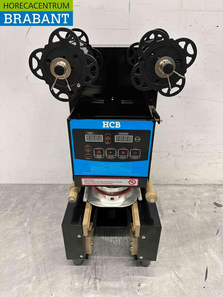 Automatische cupsealer cupsealing machine Bubble tea 300/500, Zakelijke goederen, Horeca | Keukenapparatuur, Nieuw in verpakking