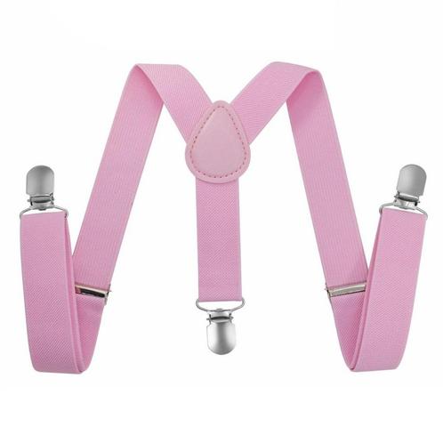 Fako Fashion® - Kinder Bretels - Effen - 65cm - Roze, Kinderen en Baby's, Kinderkleding | Overige, Verzenden