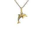 Gouden vintage dolfijn hanger 14 krt, Ophalen of Verzenden, Nieuw