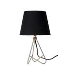 Moderne tafellamp Gitta, Chroom, Nieuw, Ophalen of Verzenden, Metaal, Modern